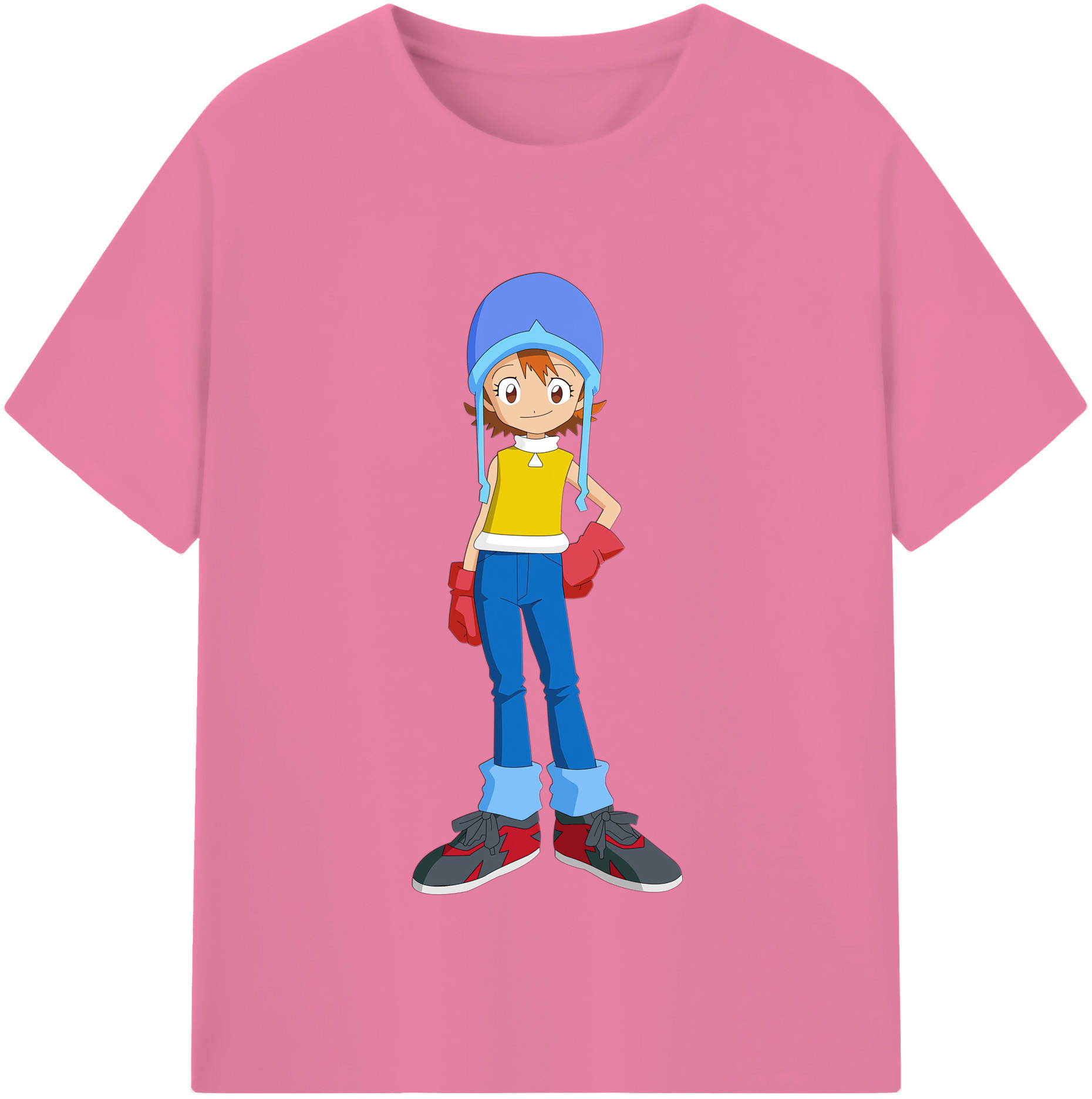 （画像用） Digimon デジタルモンスター/デジモン 綿100％半袖Tシャツ（フロントプリント）